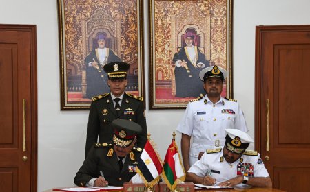 سلطنة عُمان ومصر توقعان مذكرة تفاهم عسكرية