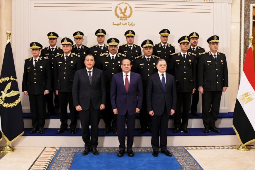 نص كلمة الرئيس عبد الفتاح السيسى خلال الاحتفال بعيد الشرطة الـ74.