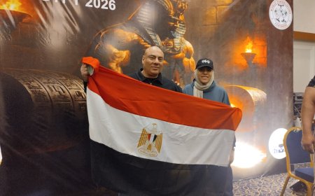 الكابتن محمد سليمان… بطل العالم في القوة البدنية يرفع علم مصر أربع سنوات متتالية