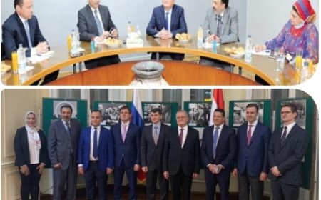 قبل مغادرته مصر السفير الروسي يوجه رسالة شكر لـ "شريف جاد" تقديراً لجهوده في دعم العلاقات الثنائية