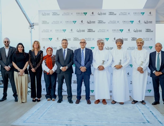 بحضور السفير الرحبي...الأهلي صبور تضع حجر الأساس للبدء في الأعمال الإنشائية في مدينة السلطان هيثم