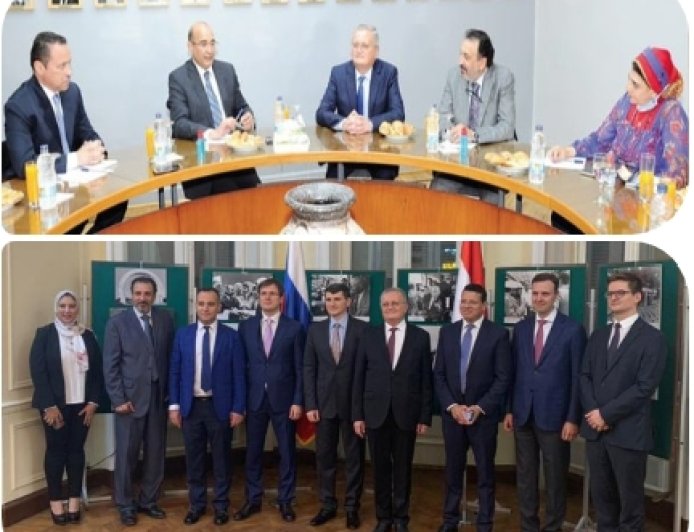 قبل مغادرته مصر السفير الروسي يوجه رسالة شكر لـ "شريف جاد" تقديراً لجهوده في دعم العلاقات الثنائية