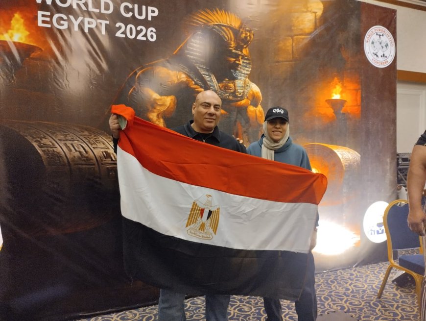 الكابتن محمد سليمان… بطل العالم في القوة البدنية يرفع علم مصر أربع سنوات متتالية