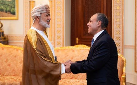 وزير الخارجية ينقل رسالة تضامن إلى سلطان عُمان ويبحث جهود احتواء التصعيد الإقليمي