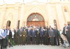 محافظ الدقهلية ومدير أمن الدقهلية يقدمان التهنئة للأخوة الاقباط بمناسبة عيد القيامة المجيد