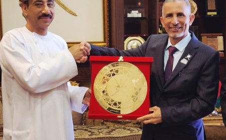 استقبل سعادة السفير عبد الله بن ناصر الرحبي، سفير سلطنة عمانوفد ولاية صلالة