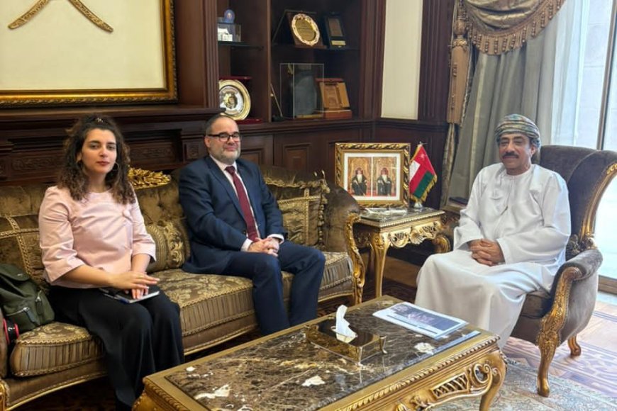 السفير عبد الله الرحبي يستقبل مدير شؤون الأونروا في الضفة الغربية