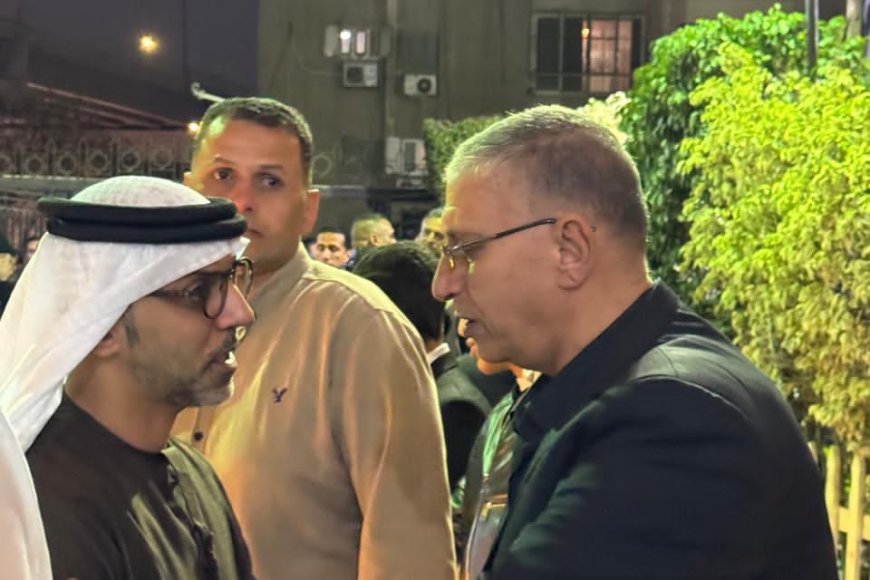 سفير الإمارات يقدم واجب العزاء في المهندس المصري المتوفي في حبشان