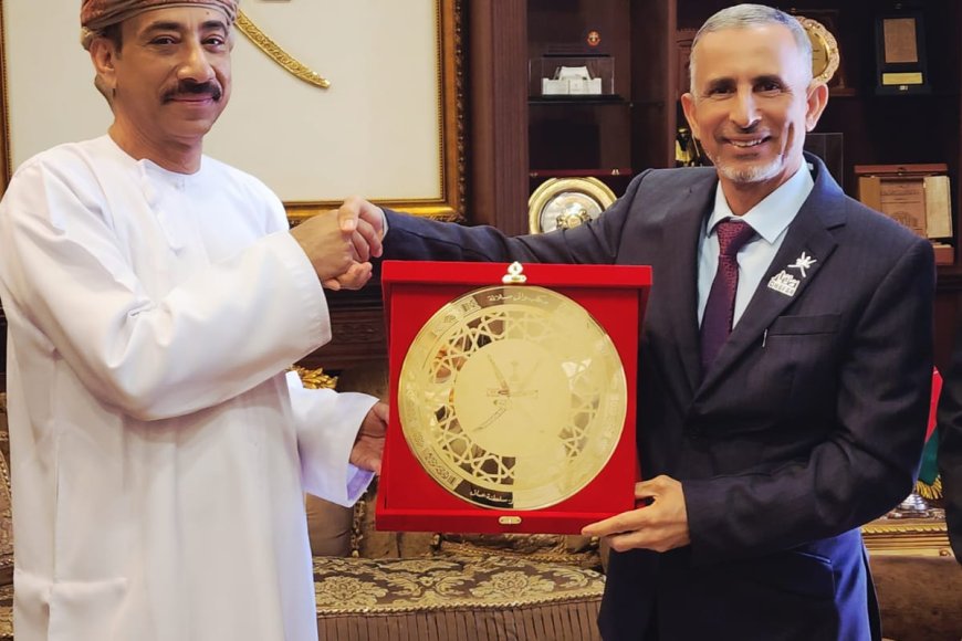 استقبل سعادة السفير عبد الله بن ناصر الرحبي، سفير سلطنة عمانوفد ولاية صلالة