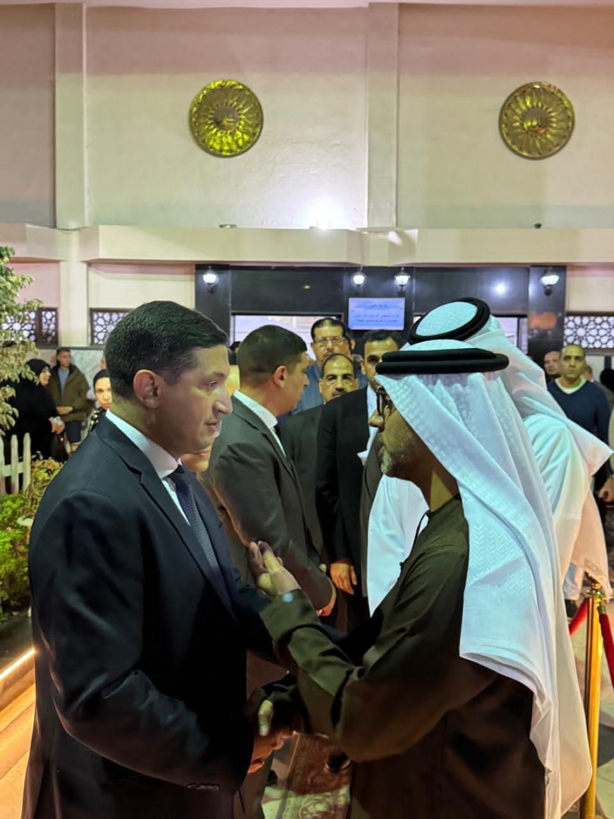 سفير الإمارات يقدم واجب العزاء في المهندس المصري المتوفي في حبشان