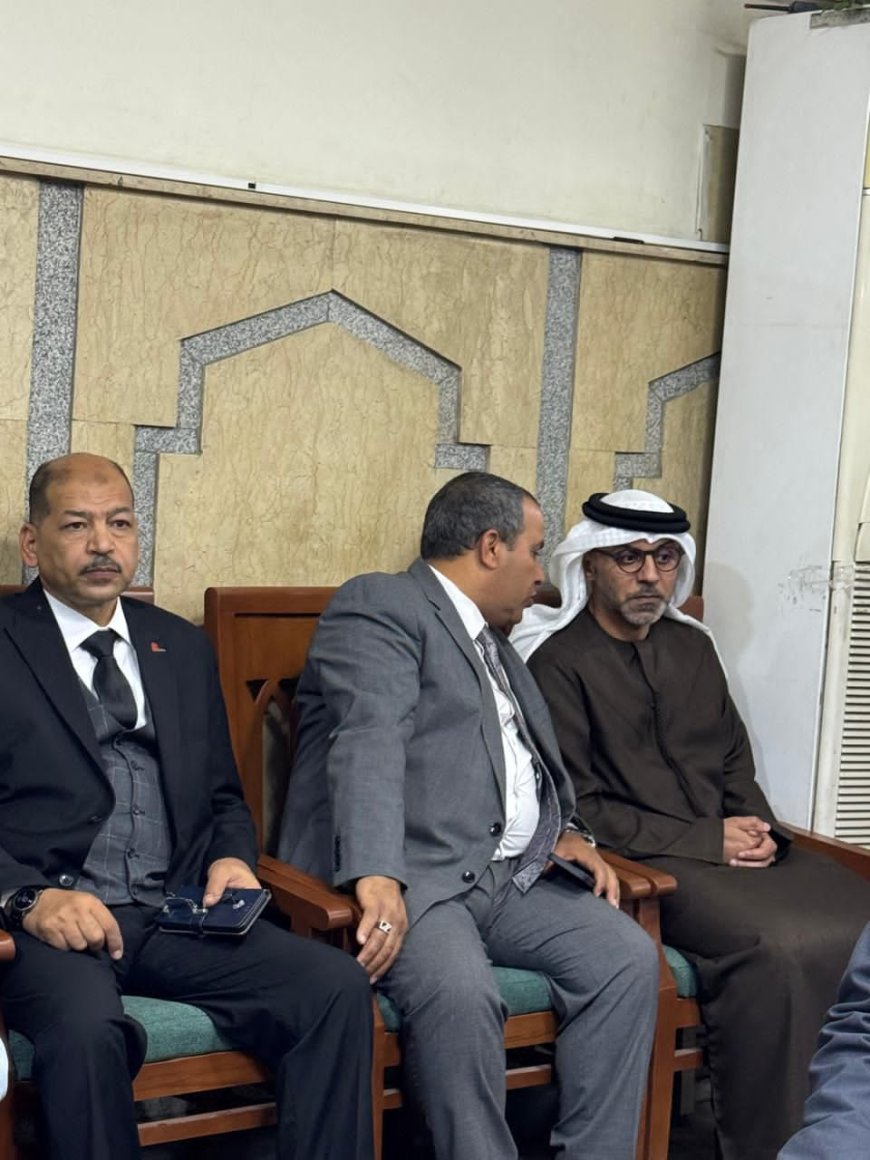 سفير الإمارات يقدم واجب العزاء في المهندس المصري المتوفي في حبشان