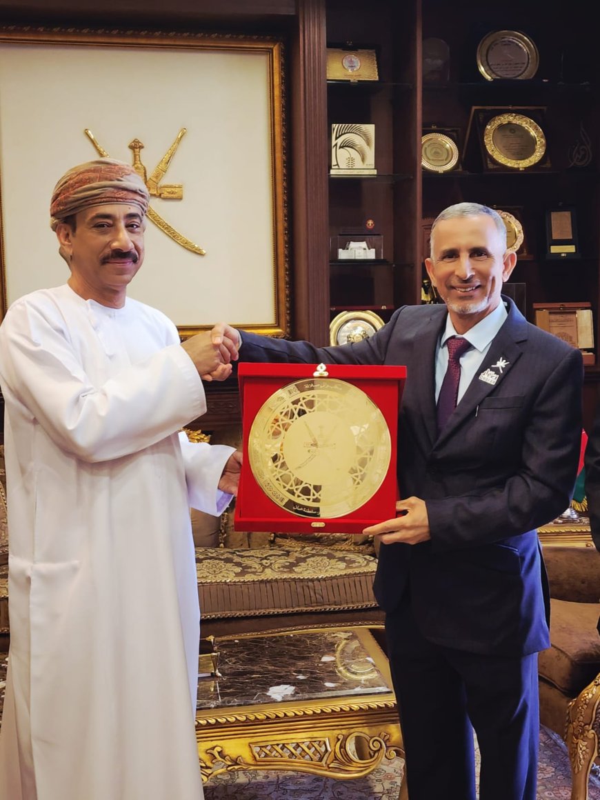 استقبل سعادة السفير عبد الله بن ناصر الرحبي، سفير سلطنة عمانوفد ولاية صلالة