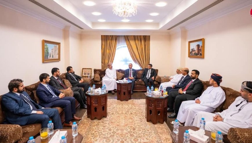 استقبل سعادة السفير عبد الله بن ناصر الرحبي، سفير سلطنة عمانوفد ولاية صلالة