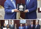 وزير الدولة للإعلام ورئيس الأكاديمية العربية يبحثان سبل تطوير التعليم الإعلامي الرقمي