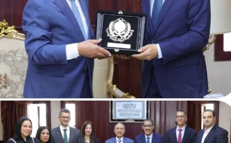 وزير الدولة للإعلام ورئيس الأكاديمية العربية يبحثان سبل تطوير التعليم الإعلامي الرقمي