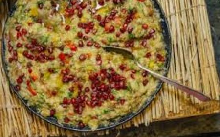 طريقة عمل سلطة الباذنجان المشوي بنكهة تنافس المطاعم