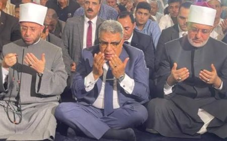 وزير الأوقاف ومفتى الجمهورية يفتتحان مسجد «الأقصى» بالسنبلاوين